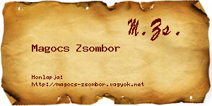Magocs Zsombor névjegykártya